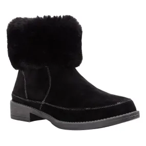 Propet Tabitha Faux Fur Ankle Black Boot (Women's)