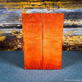 #2452 - OSHA Orange Quilted Maple