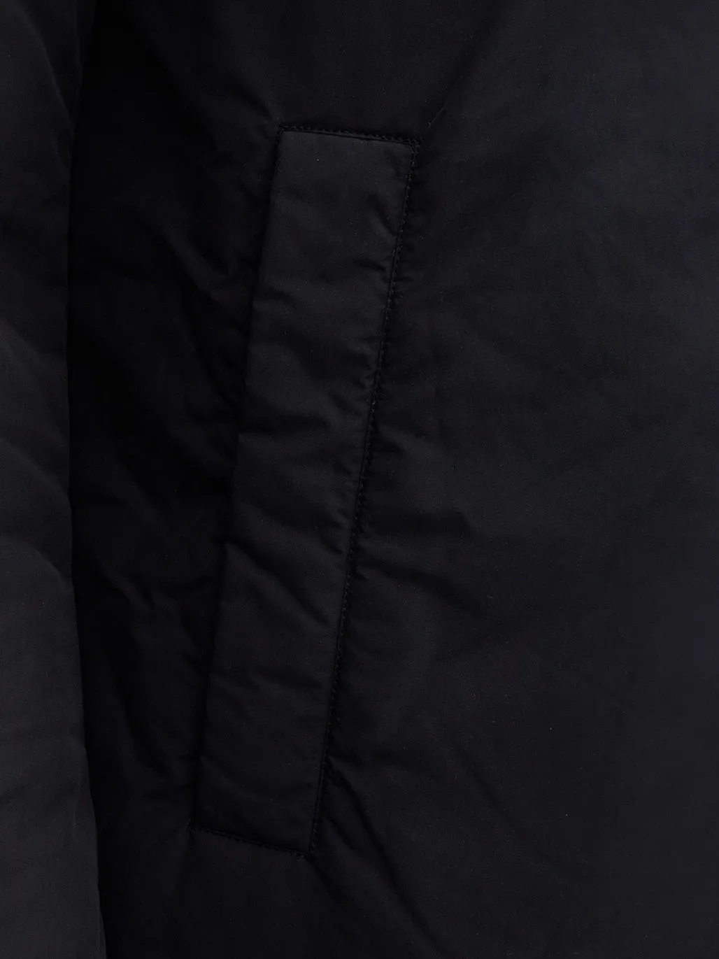 Add Reservable Long Quilted Jacket