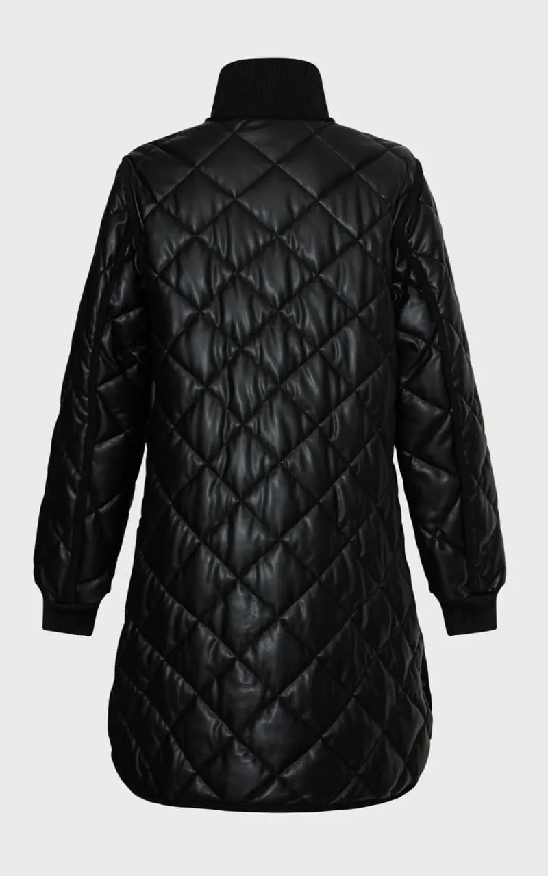 Adroit Atelier - Liberty Quilted Vegan Leather Jacket