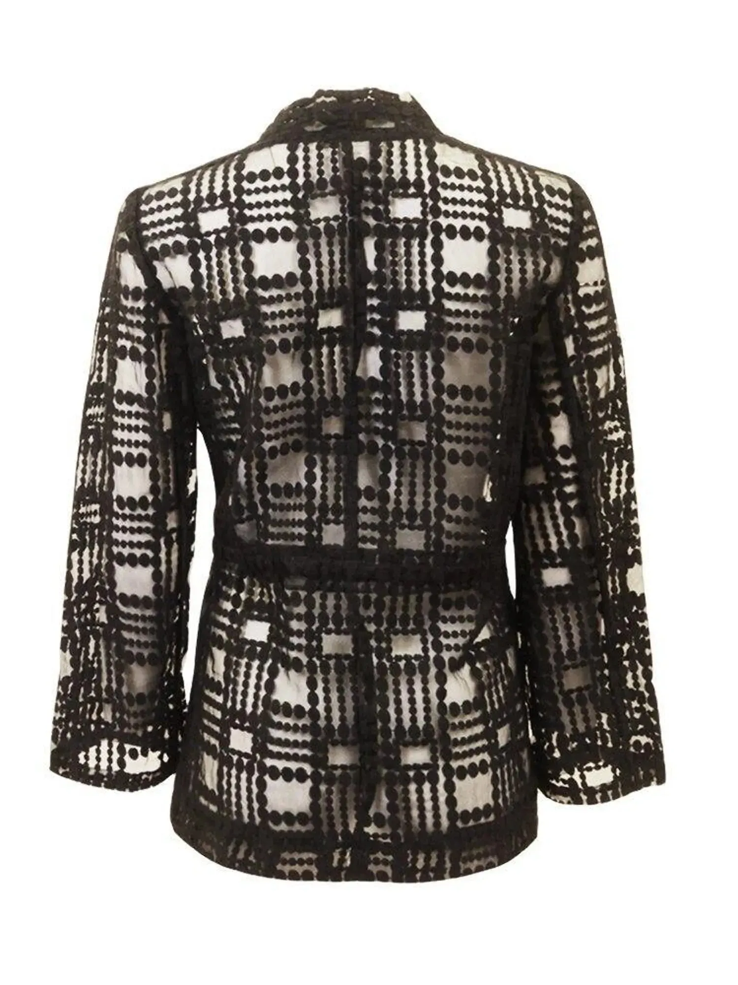 Alberto Makali Black Netted Jacket