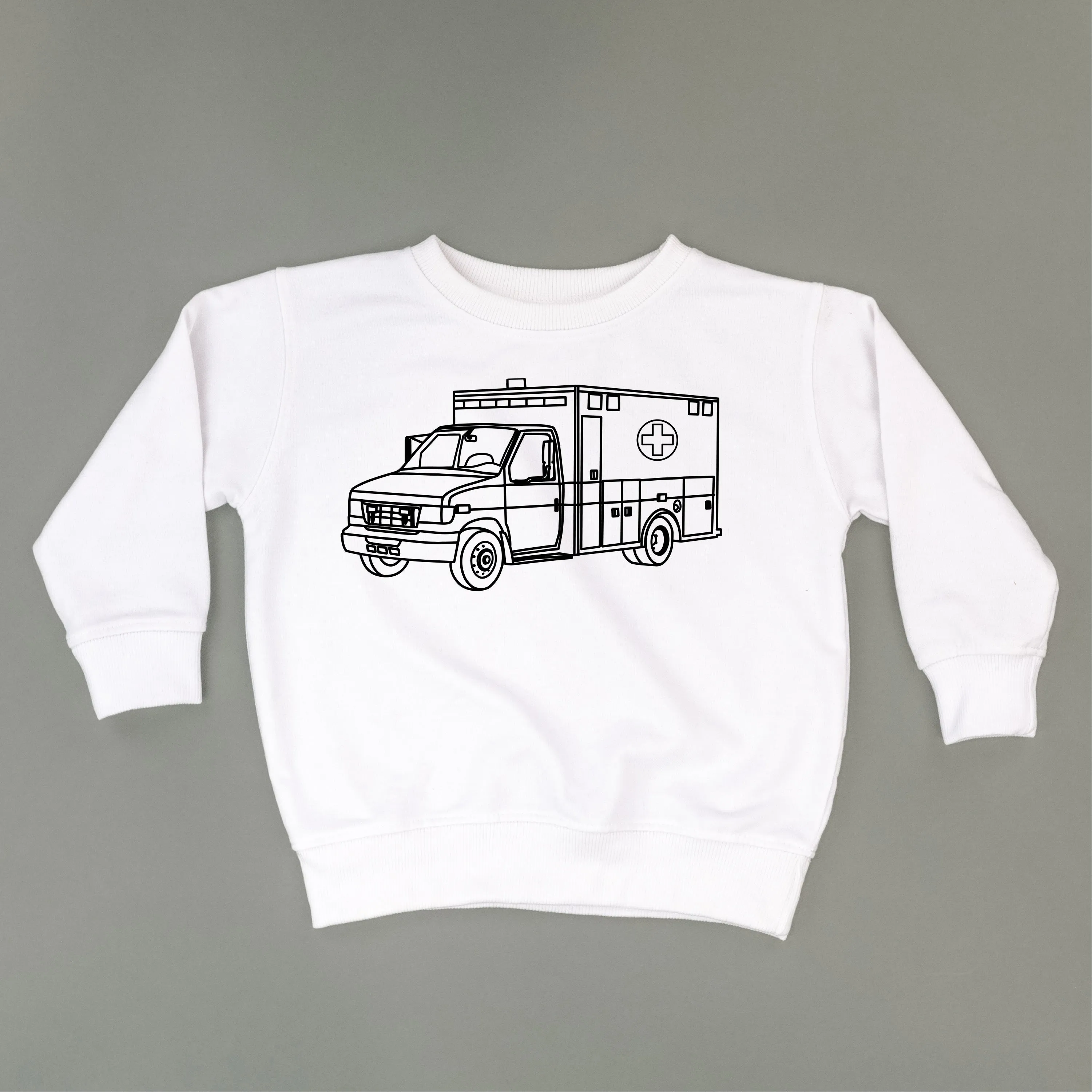 AMBULANCE - Minimalist Design - Child Sweater