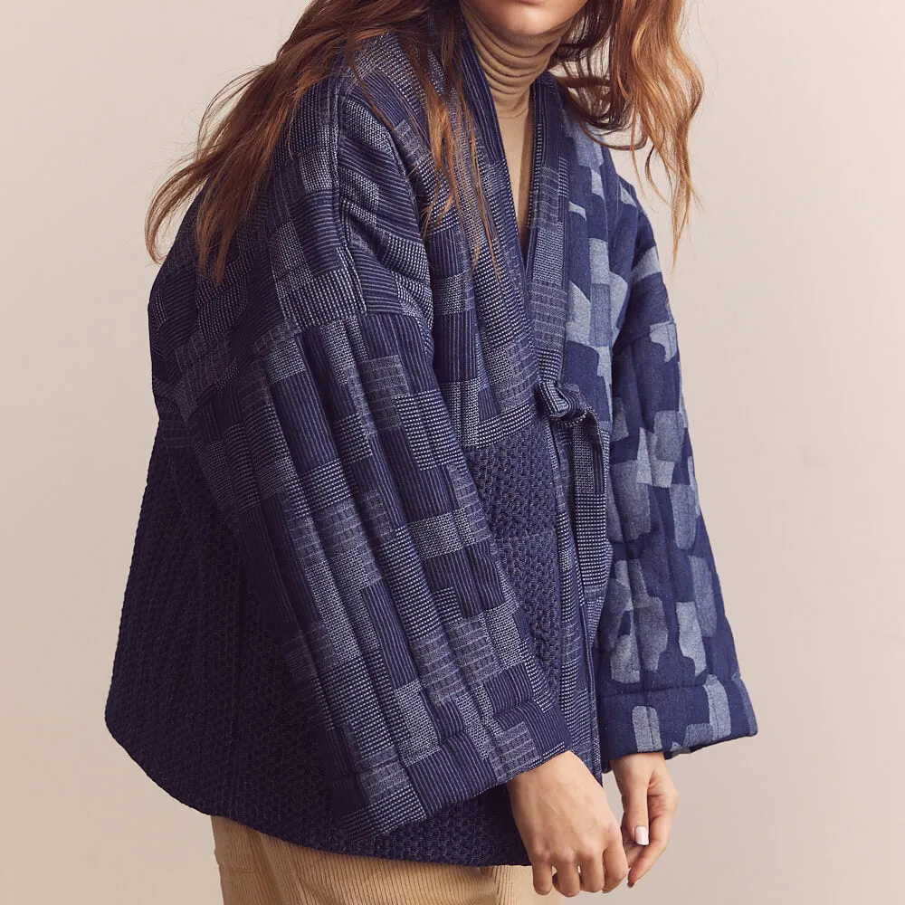 Amente Patchwork Quilted Kimono Jacket