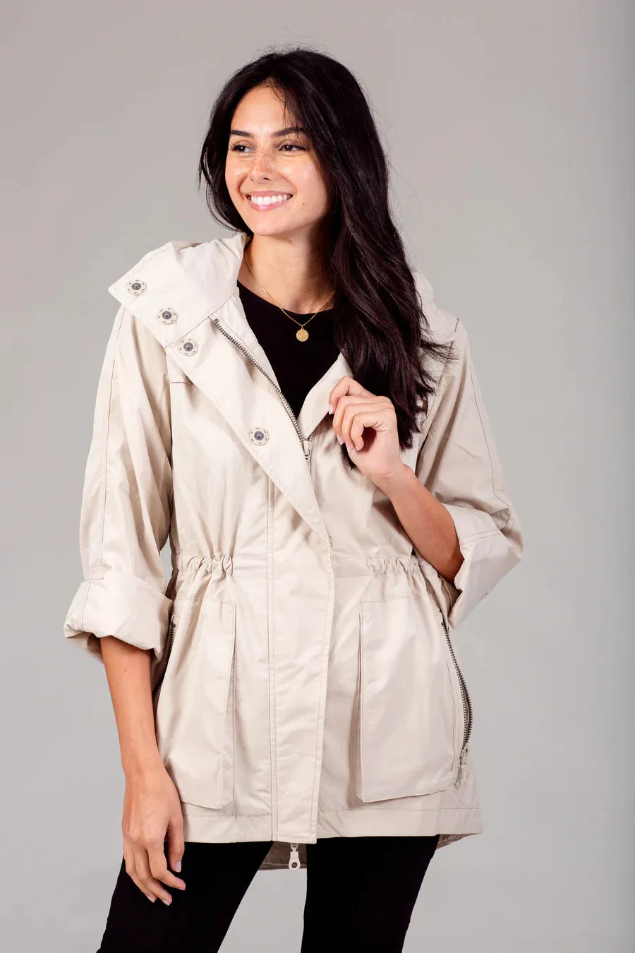 Anorak Rain Jacket Bone