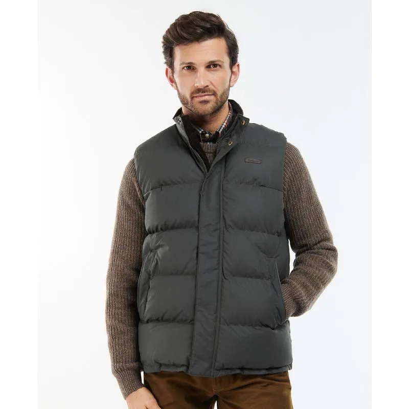 Barbour Fontwell Mens Quilted Gilet - Olive