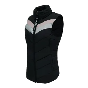 Bebe Women's Puffer Vest Black/Silver S