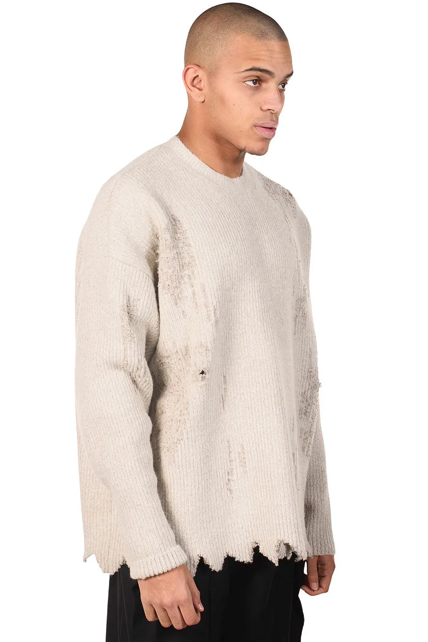 Beige Mohair Sweater