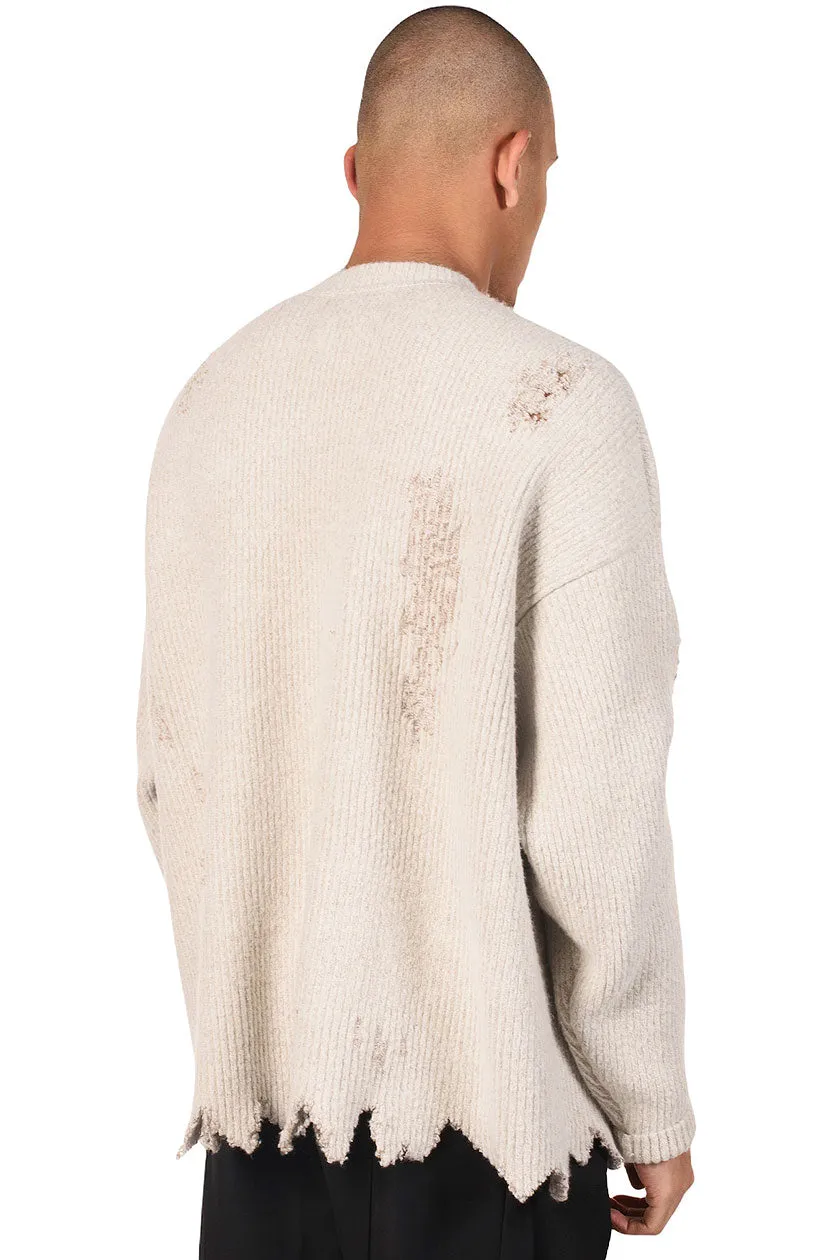 Beige Mohair Sweater