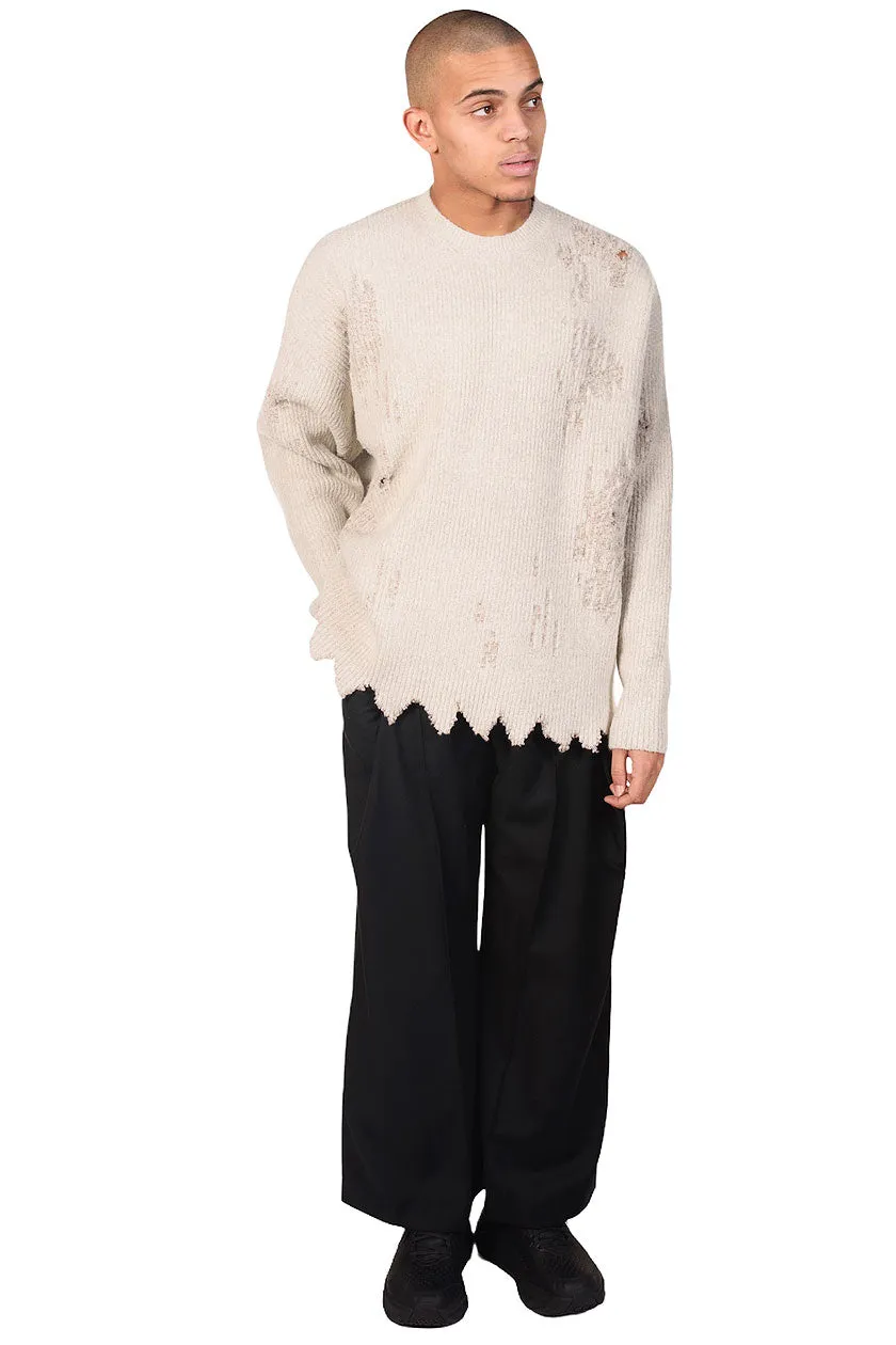 Beige Mohair Sweater