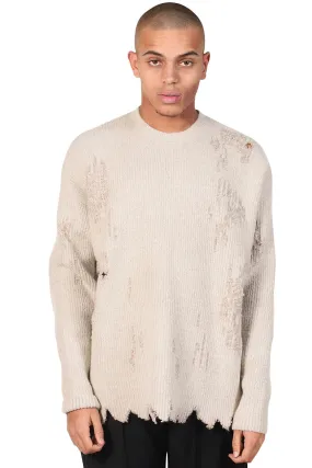 Beige Mohair Sweater