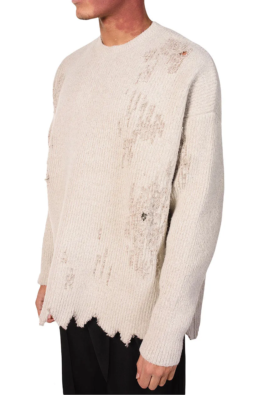 Beige Mohair Sweater