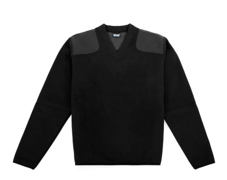 Blauer Fleece Lined V-Neck Sweater