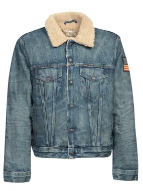 Blue Icon Trucker Denim Jacket