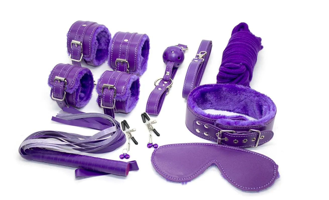 Bondage Kit - Everything Bondage Kit 12 pcs. (Purple)