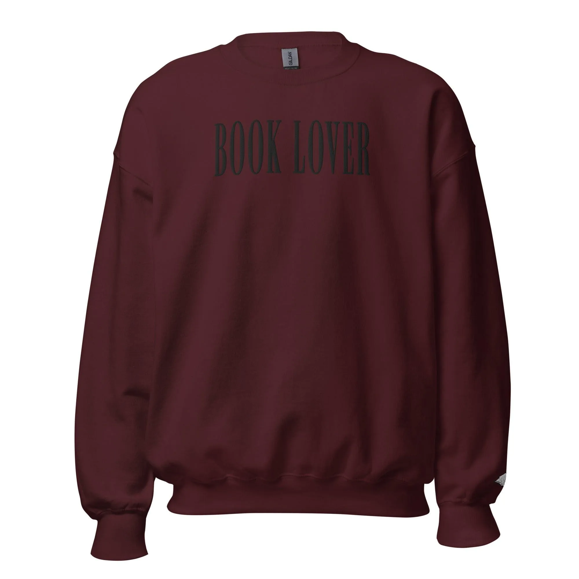 Book Lover Embroidered Sweatshirt