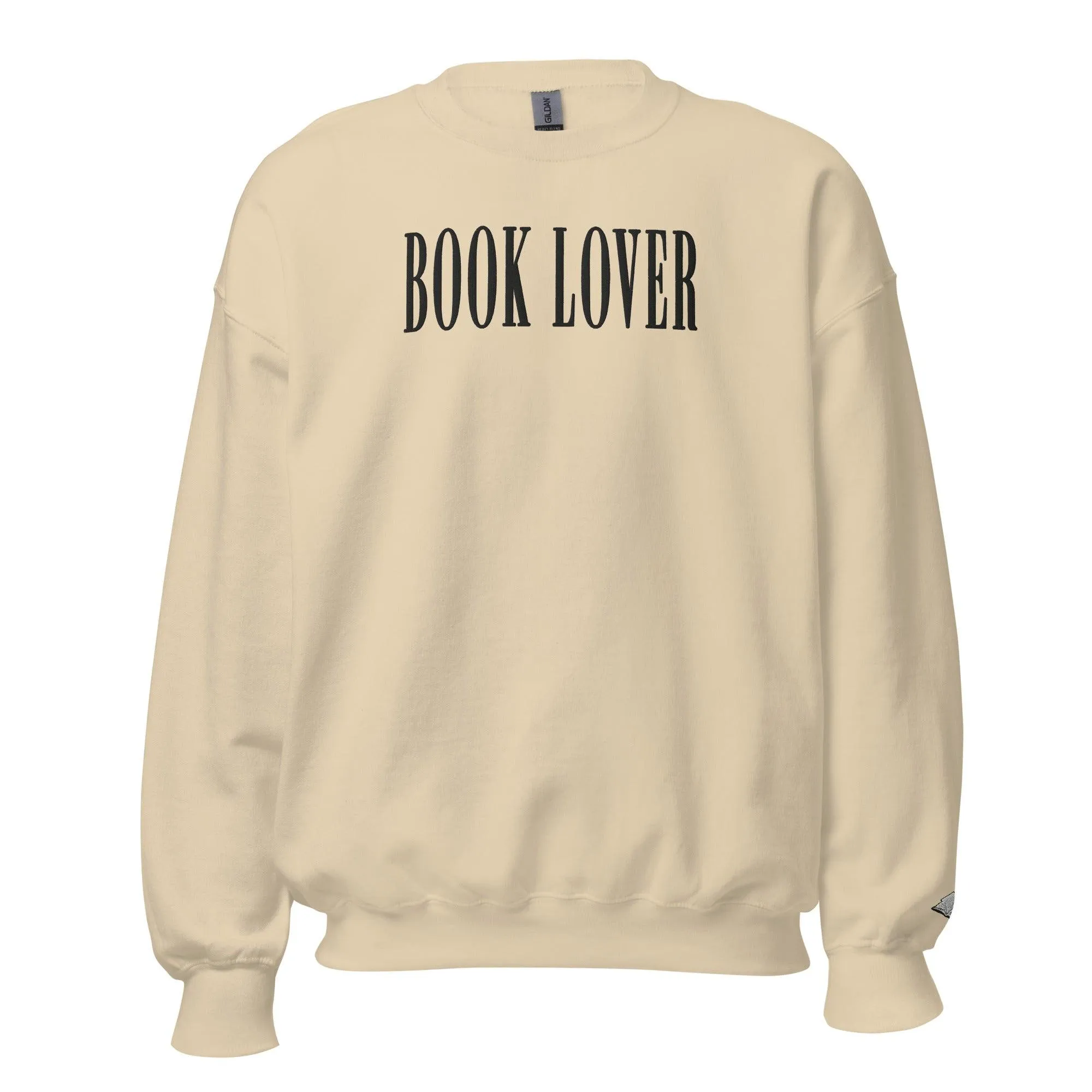 Book Lover Embroidered Sweatshirt