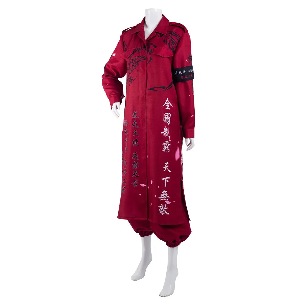 Bosozoku Kimono Coat Pants Outfits Halloween Carnival Suit Cosplay Costume