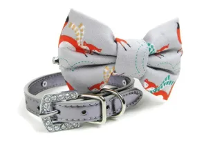 Bowtie Collar | Silver Fox