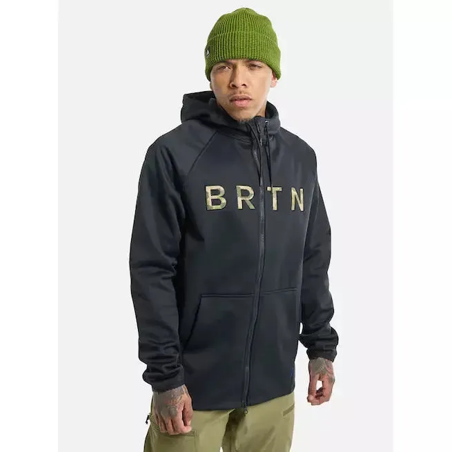 Burton Men's Burton Crown Weatherproof Full-Zip Fleece True Black