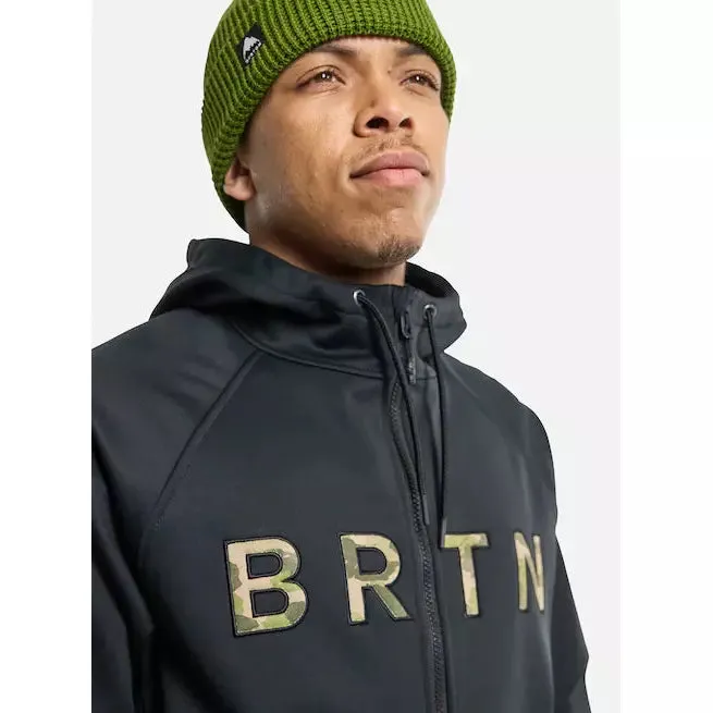 Burton Men's Burton Crown Weatherproof Full-Zip Fleece True Black