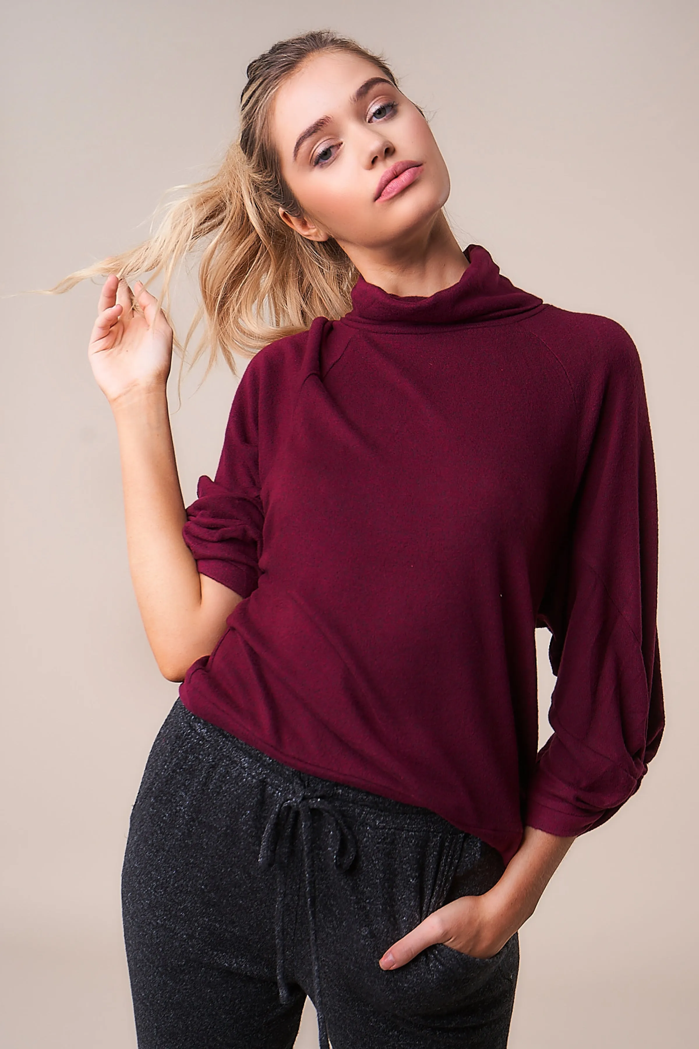 Cabins Mock Neck Top