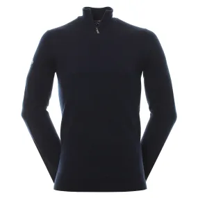 Callaway Golf Ribbed Merino 1/4 Zip Sweater