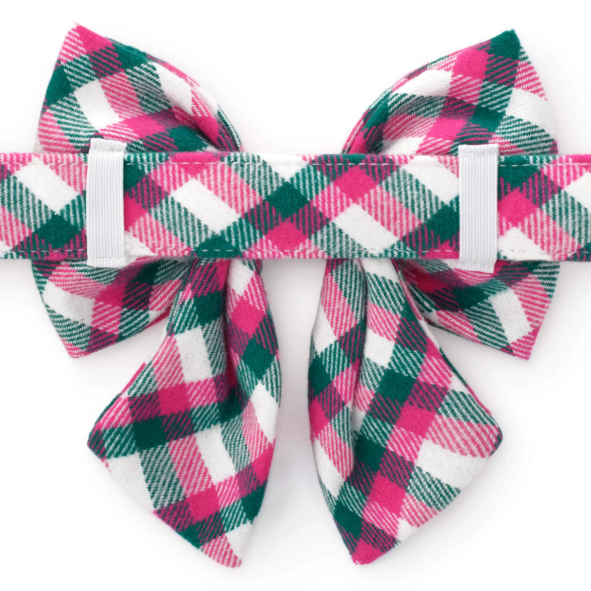 Callie Plaid Flannel Lady Bow Collar