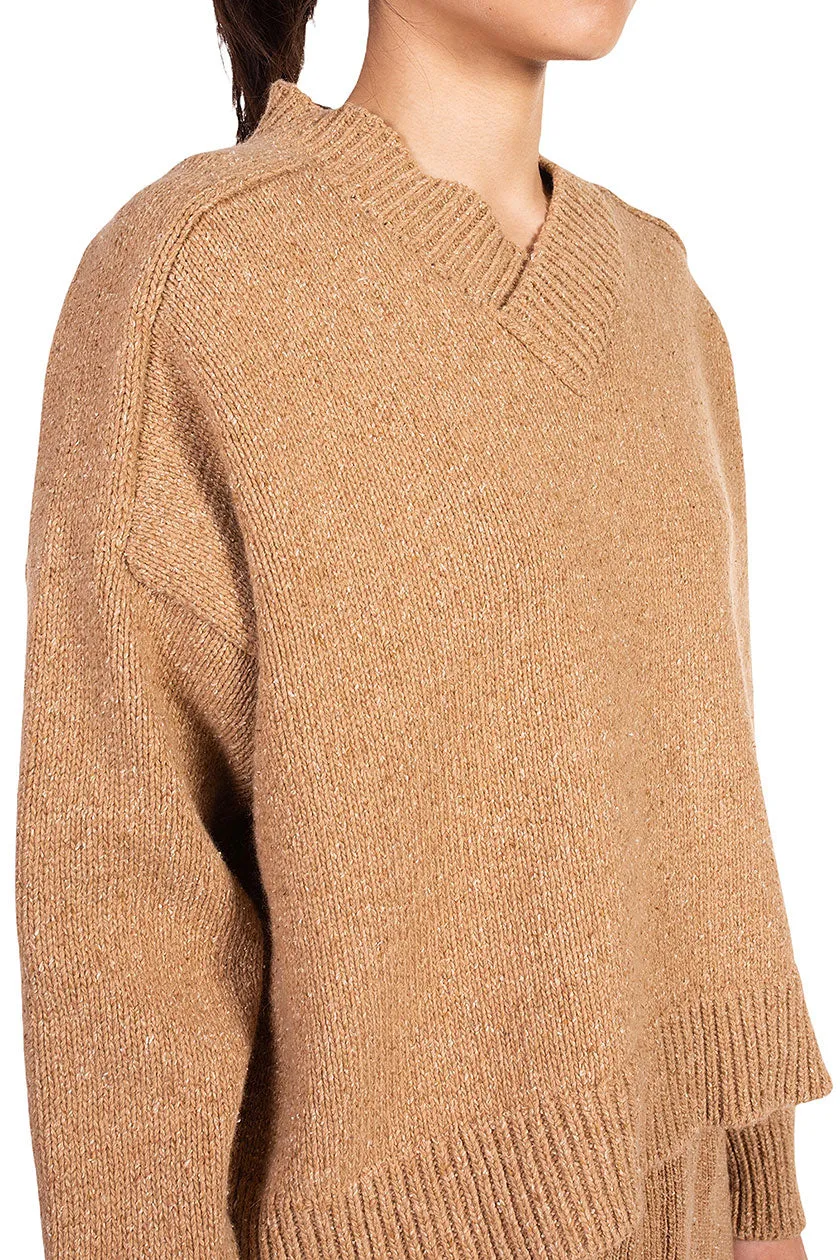 Camel Soft Wool Sweater