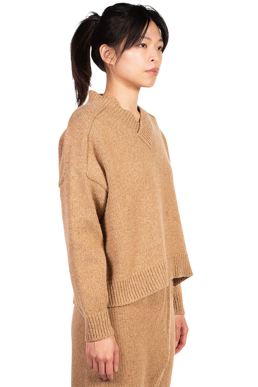 Camel Soft Wool Sweater