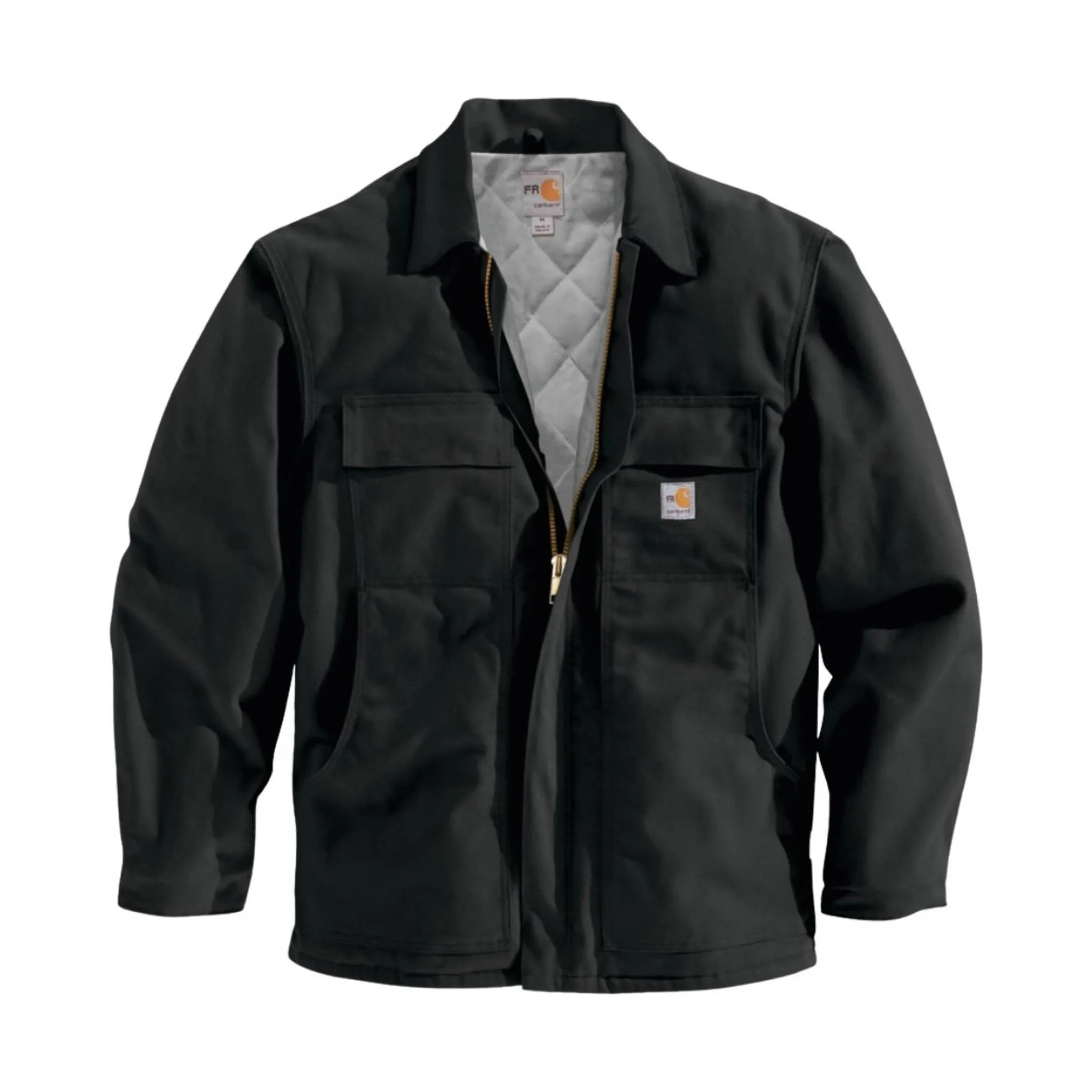 Carhartt Men's Flame Resistant Duck Traditional Coat - Black