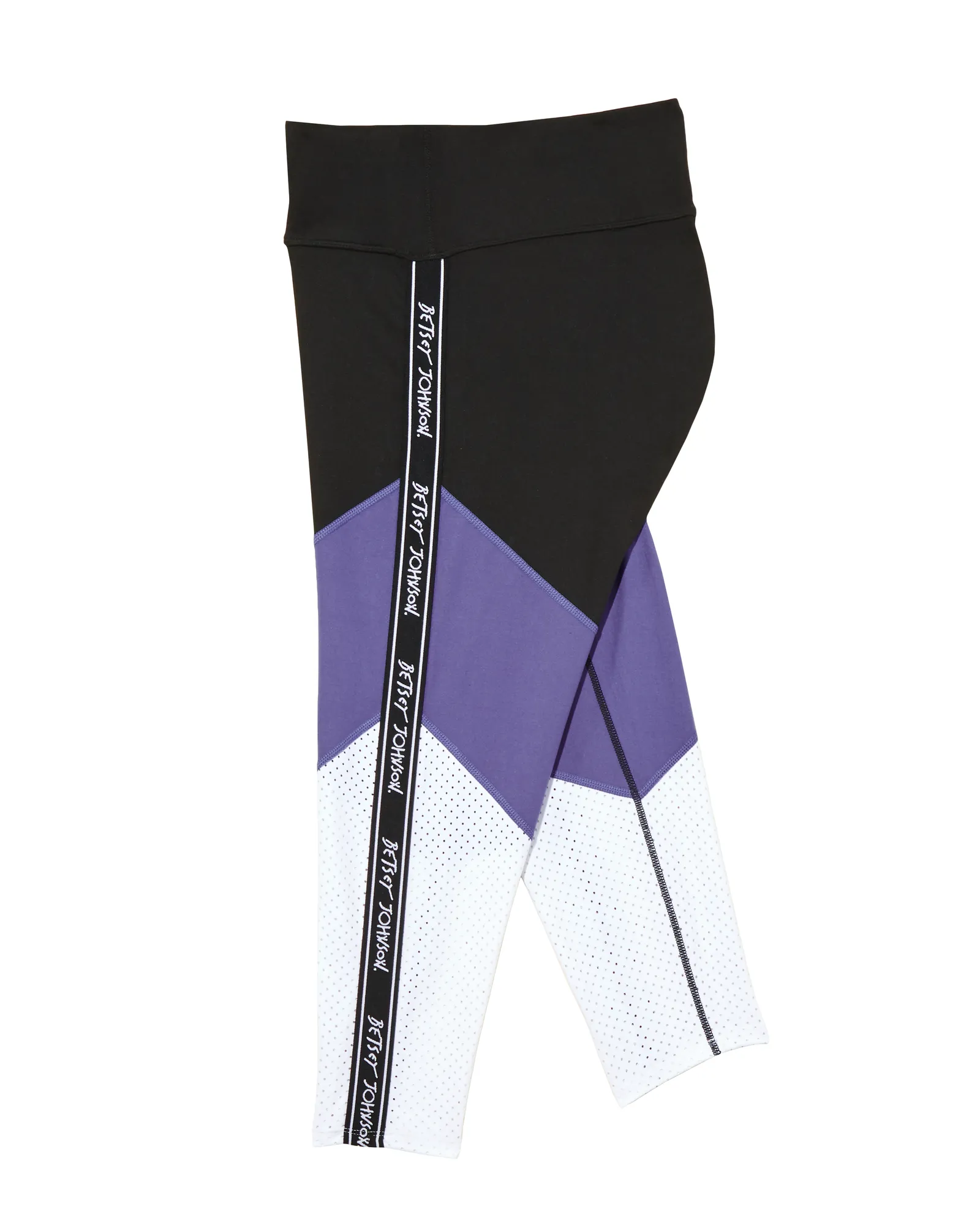 Casilla Capri Tights | Black / Royal Blue