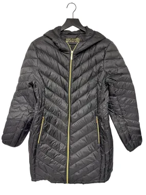 Coat Puffer & Quilted By Michael By Michael Kors In Black, Size: L