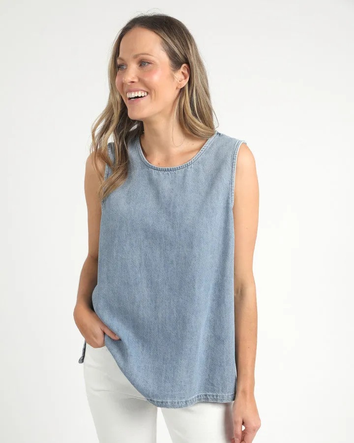 Curtis Chambray Tank