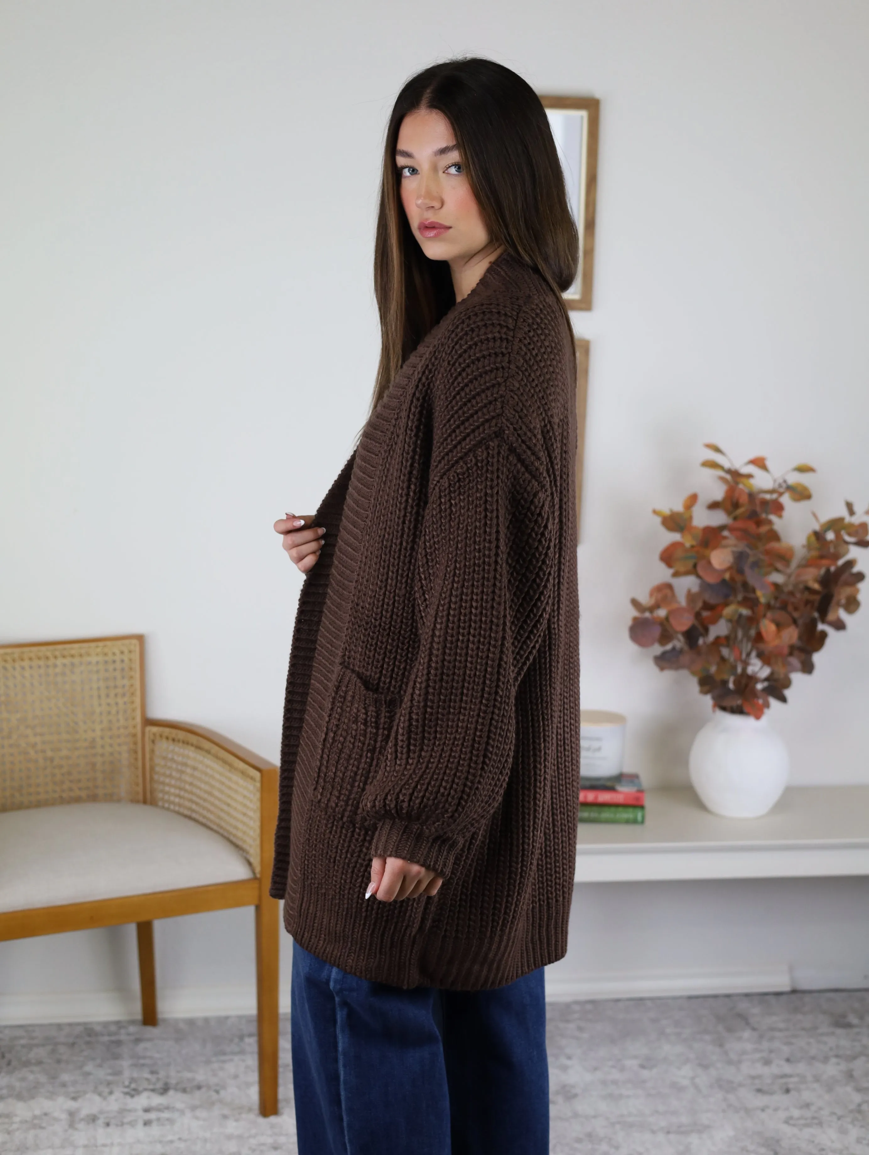 Drea Chunky Sweater Cardigan