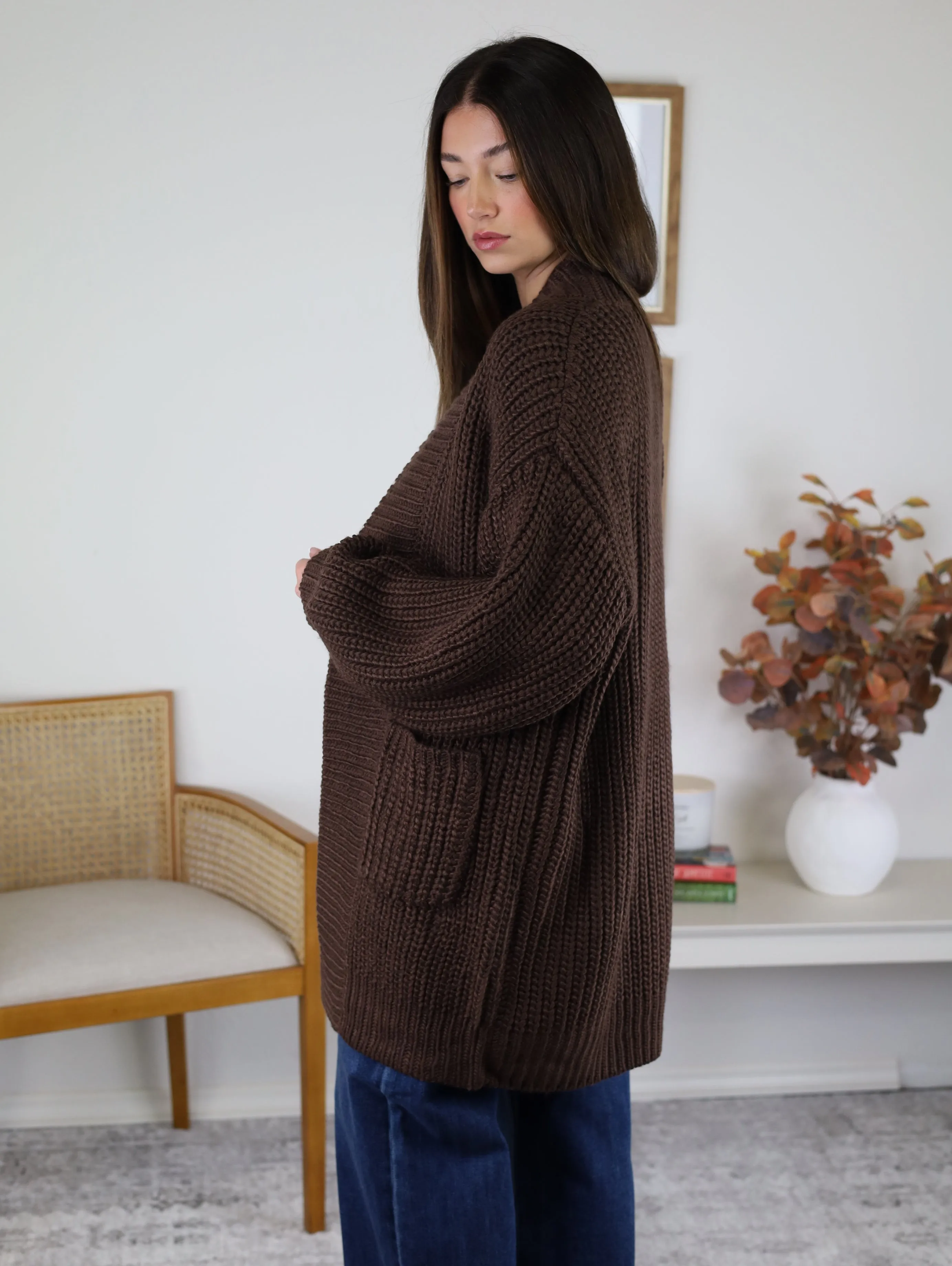 Drea Chunky Sweater Cardigan