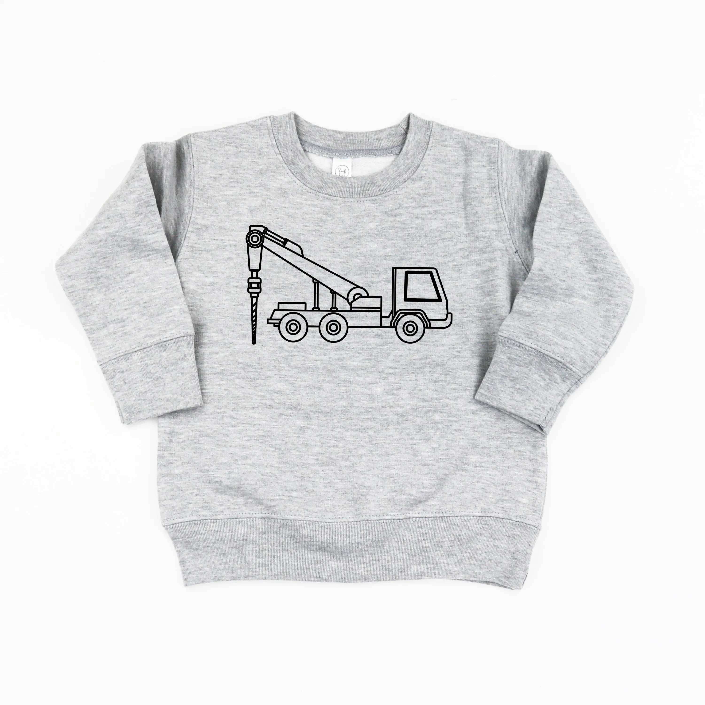 DRILLING TRUCK - Minimalist Design - Child Sweater