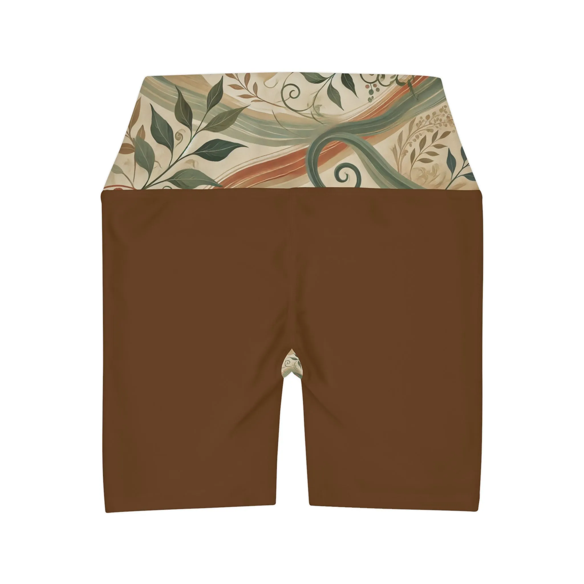 Embrace Nature’s Calm with Every Move High Waisted Yoga Shorts (AOP)