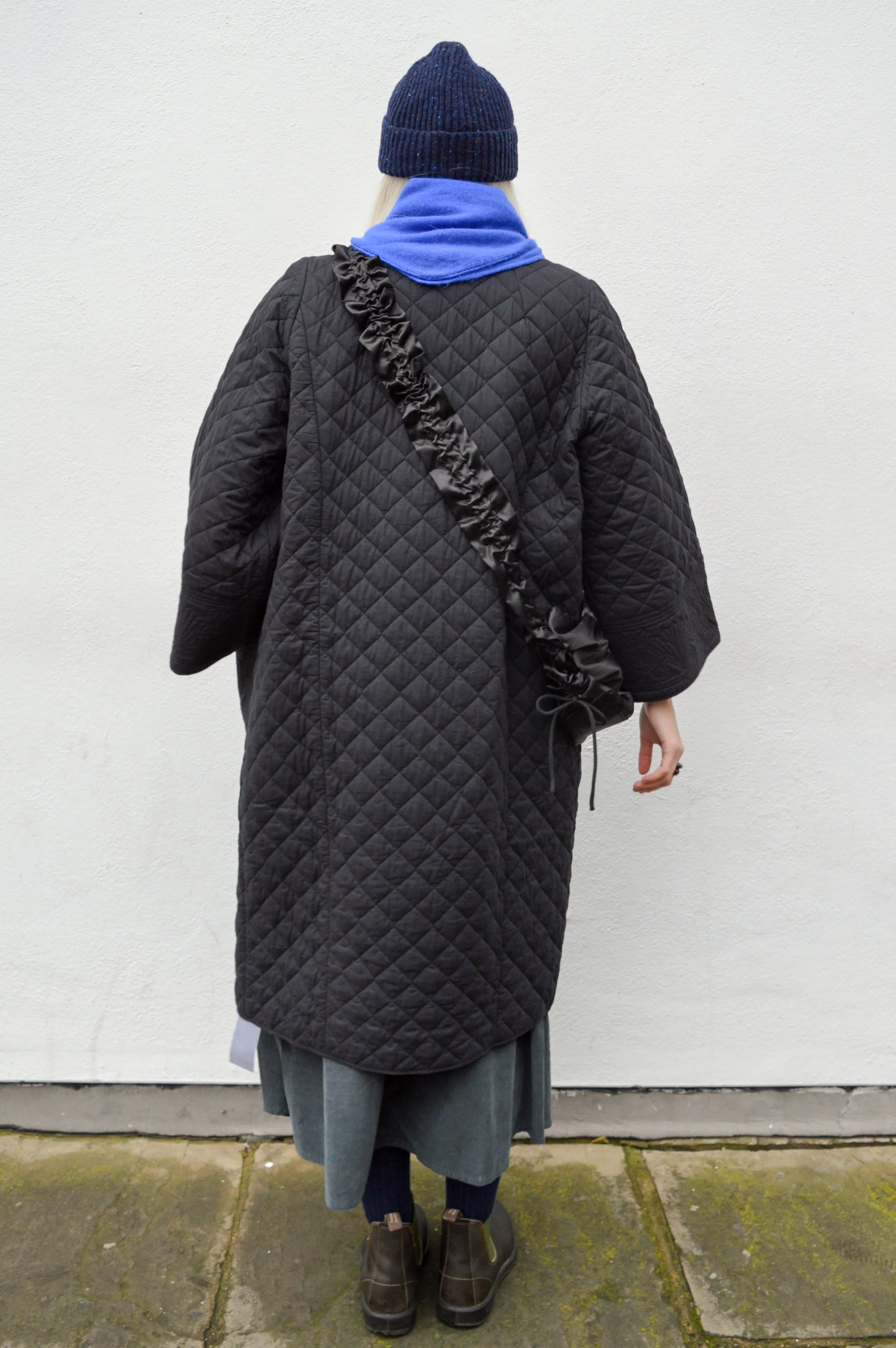 Faune Water Lily Midnight Black Coat