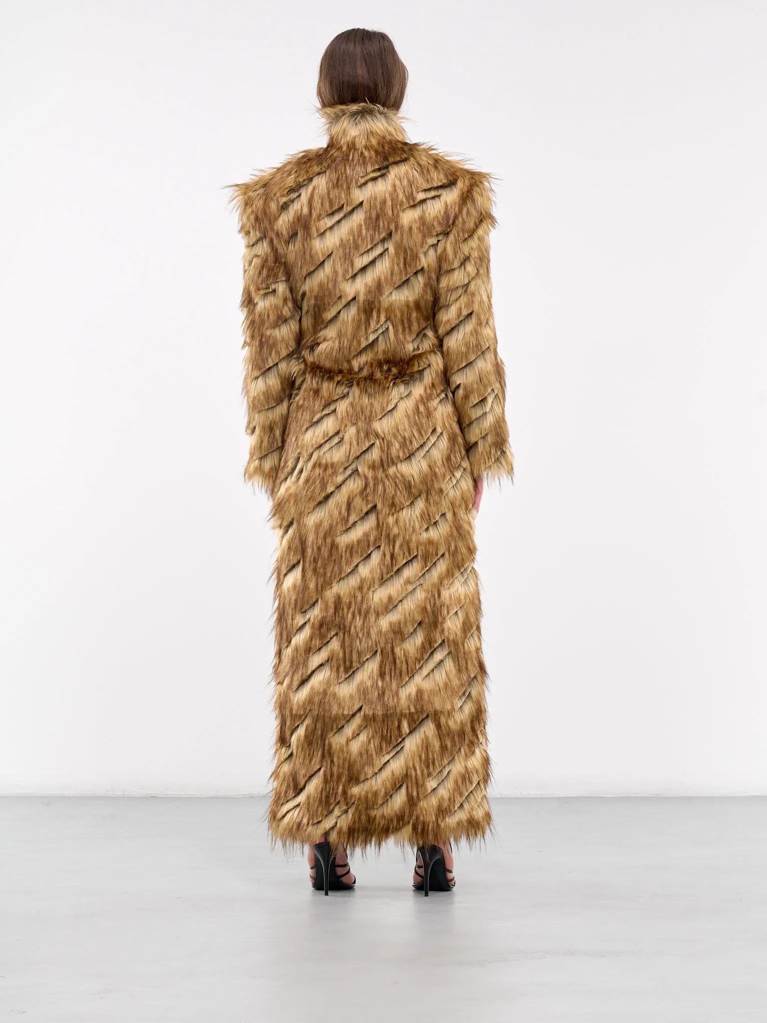 Faux Fur Coat (CTPABR01-BROWN)