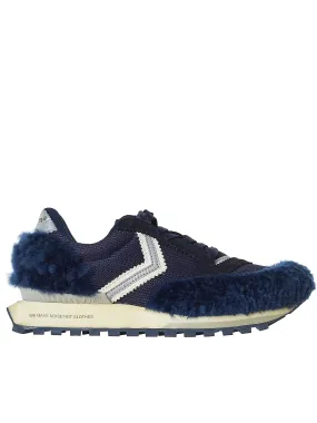 Faux Fur Sneaker (UCV1F03-NAVY)