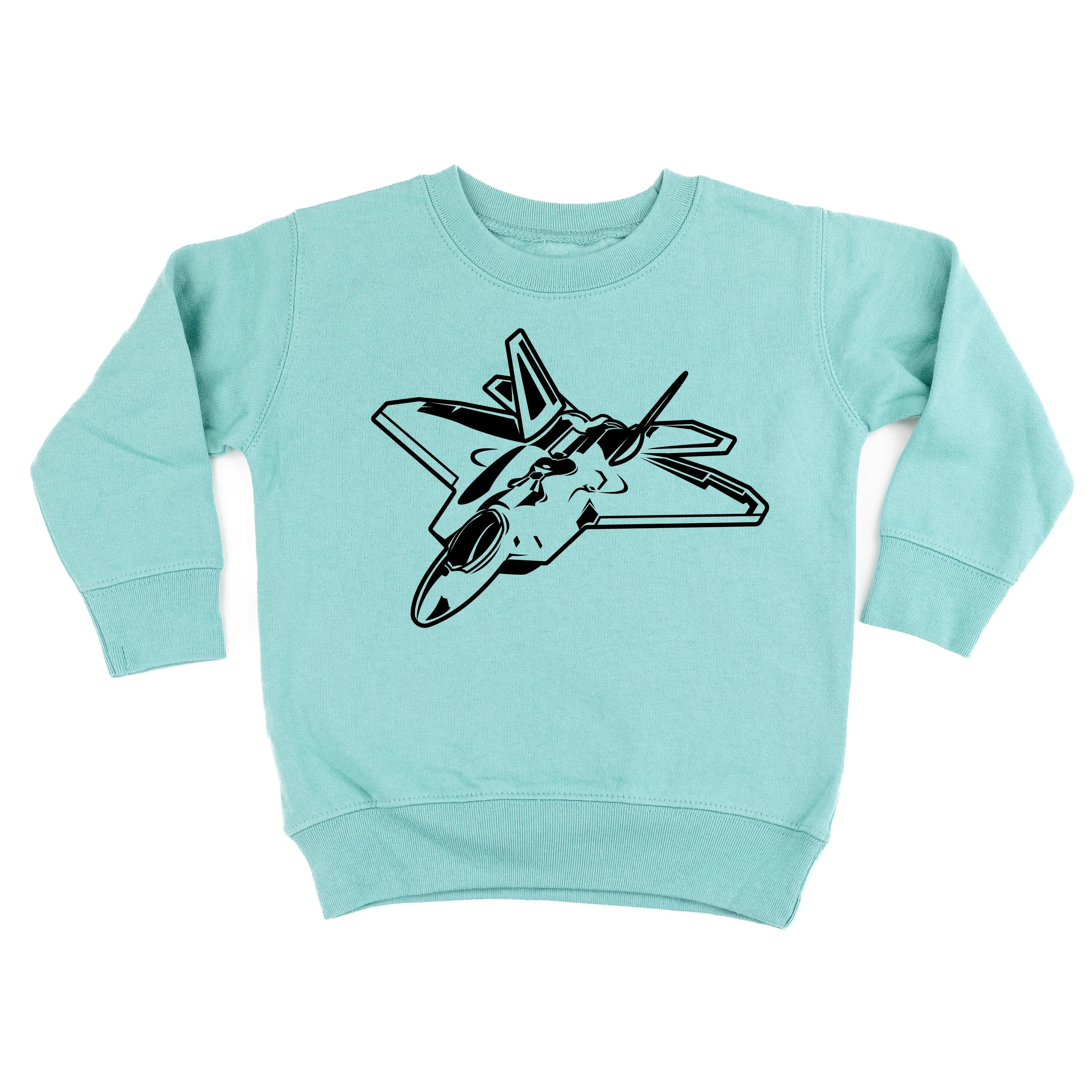 FIGHTER JET - Minimalist Design - Child Sweater