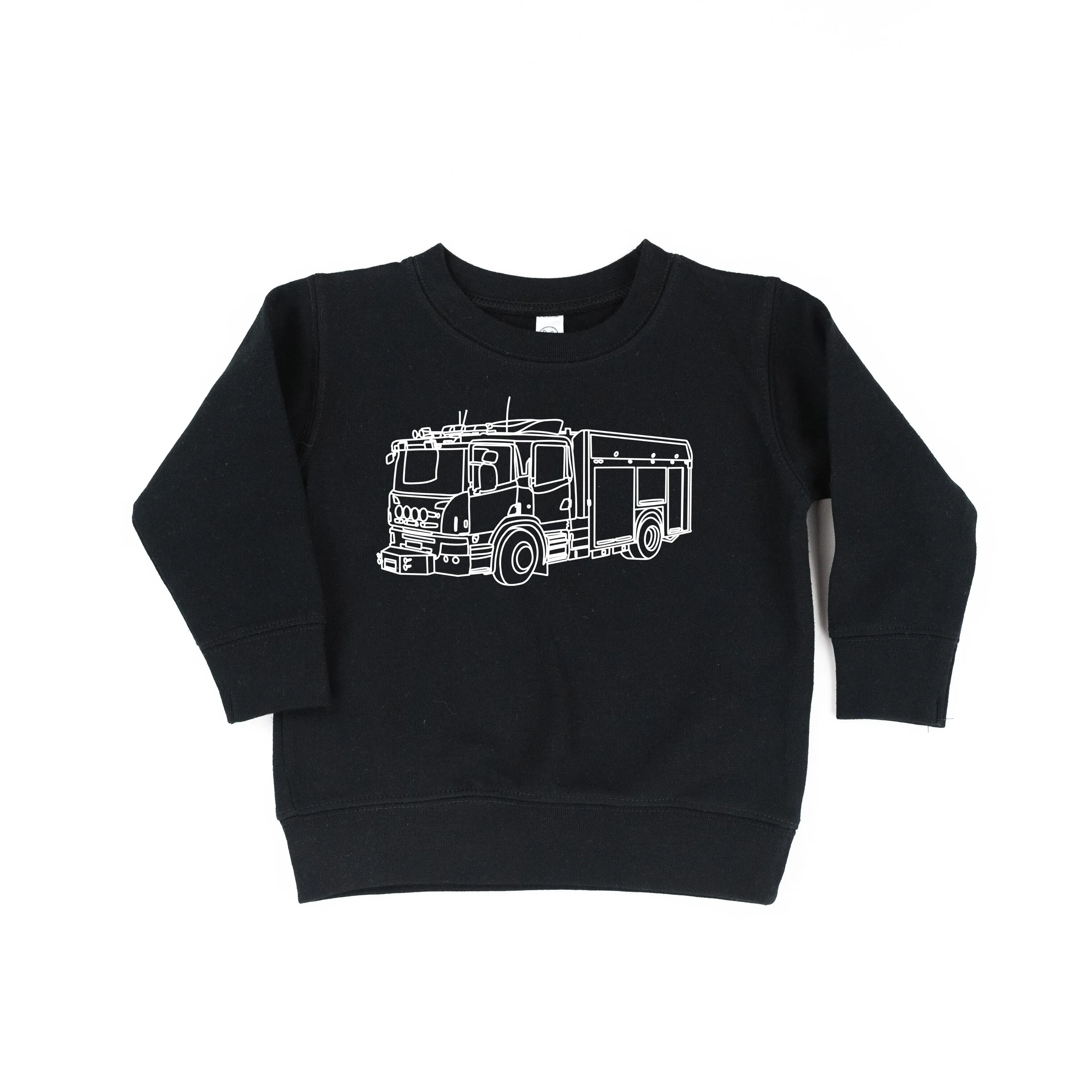 FIRE TRUCK - Minimalist Design - Child Sweater