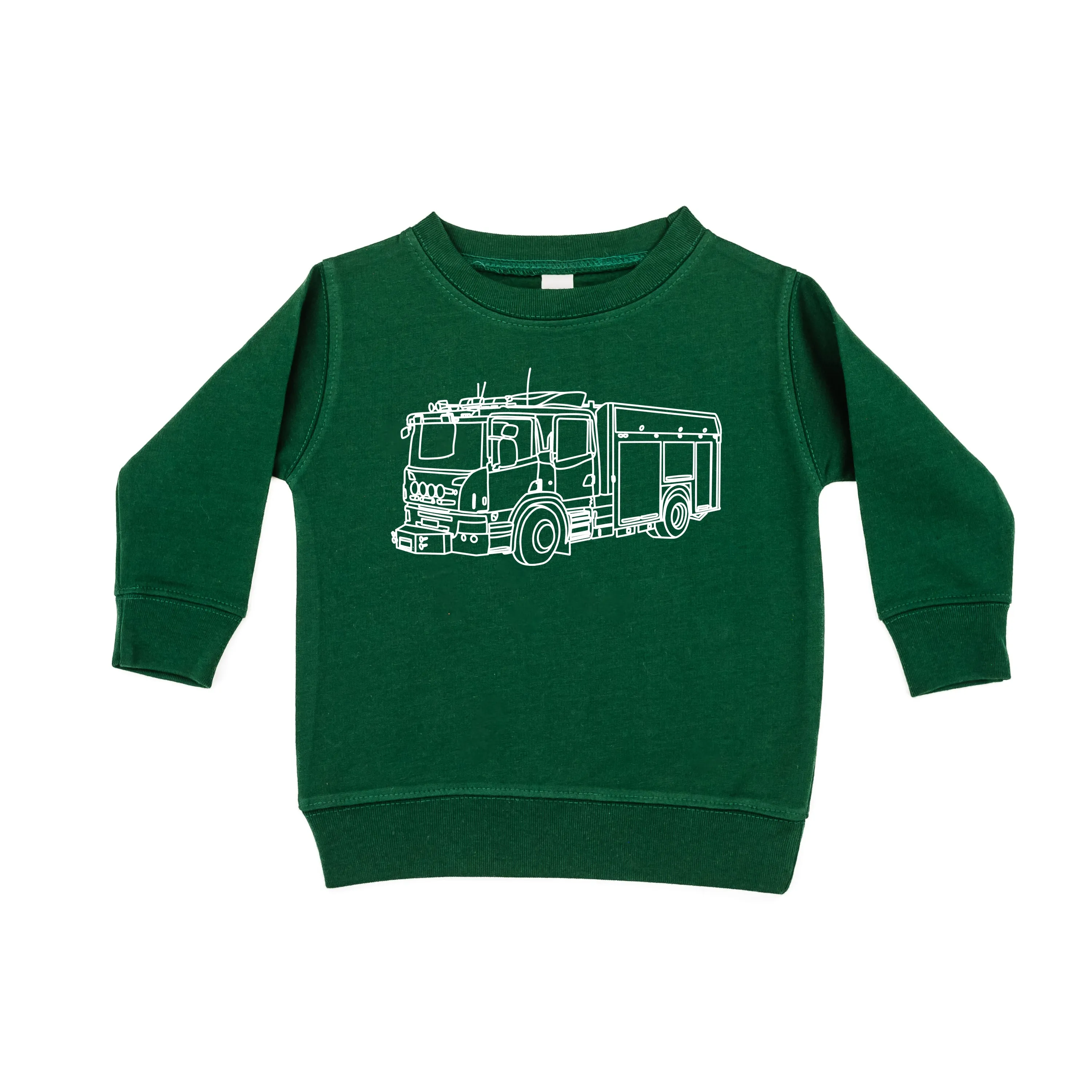 FIRE TRUCK - Minimalist Design - Child Sweater