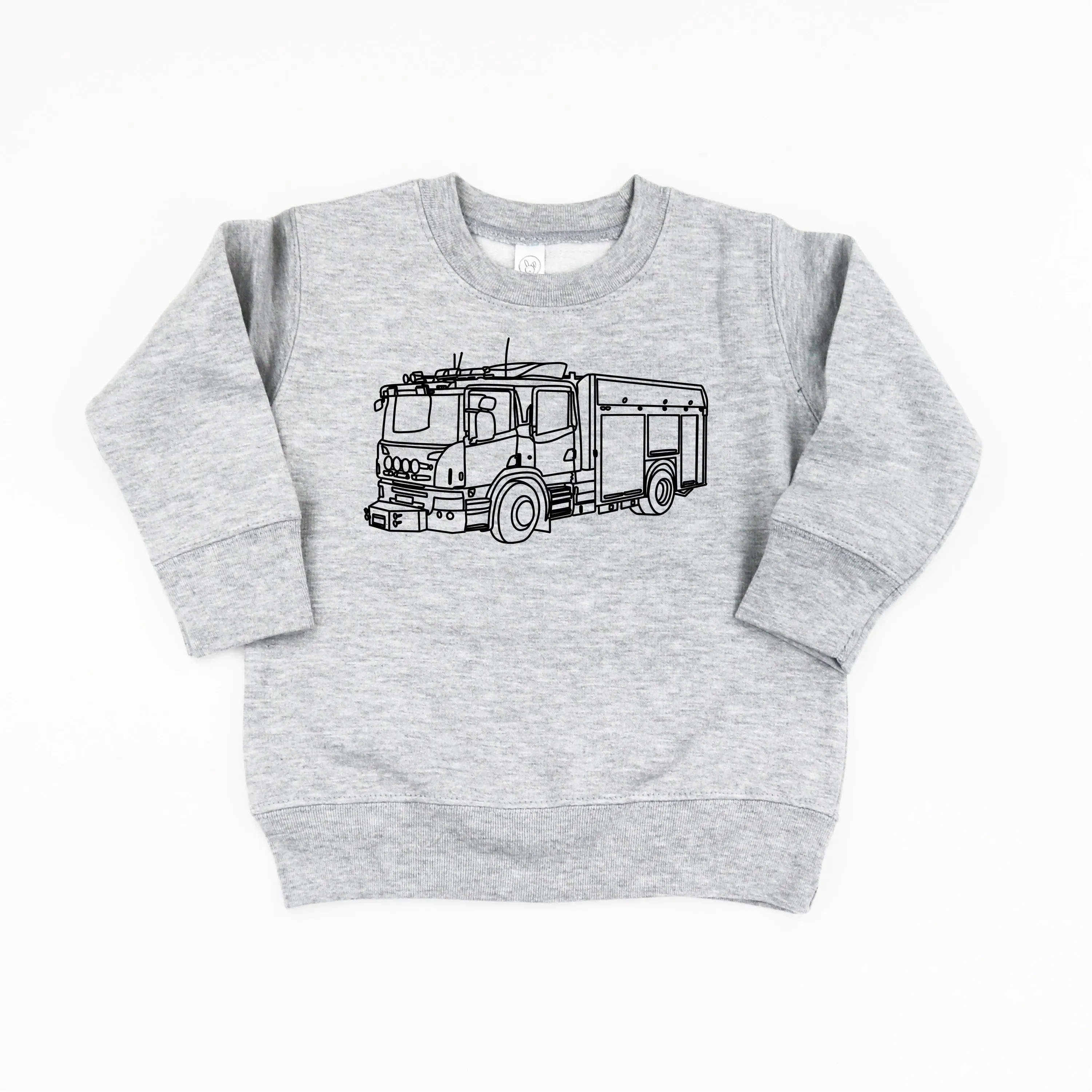 FIRE TRUCK - Minimalist Design - Child Sweater