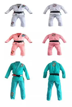 FLUORY BJJF20 KOI JIU JITSU GI WOMEN SIZE F0-F2 3 Colours