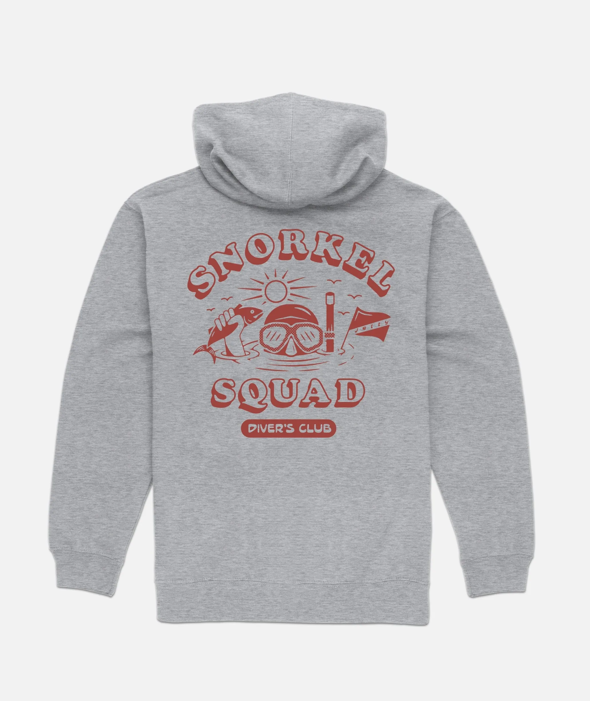 Grom Snorkel Squad Hoodie - Heather Grey