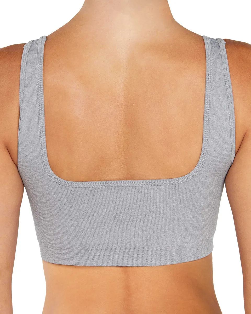 Heather High Sculpt Rib Bra