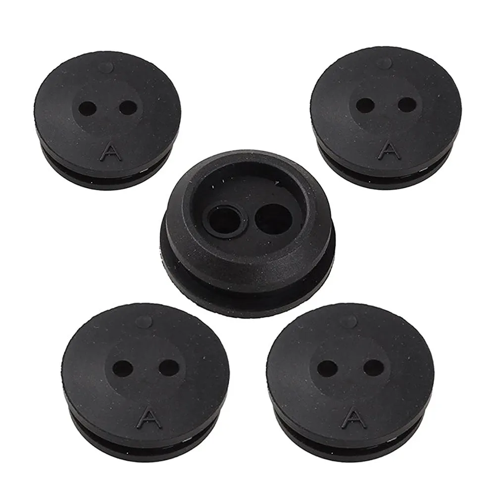 Hipa 7/8 (23mm) 2-Hole Fuel Tank Grommet for Homelite 560878002 Toro 51944 51945 51954 51955 51974 51975 Shindaiwa Kawasaki MTD Ryobi Trimmer 5 Pack