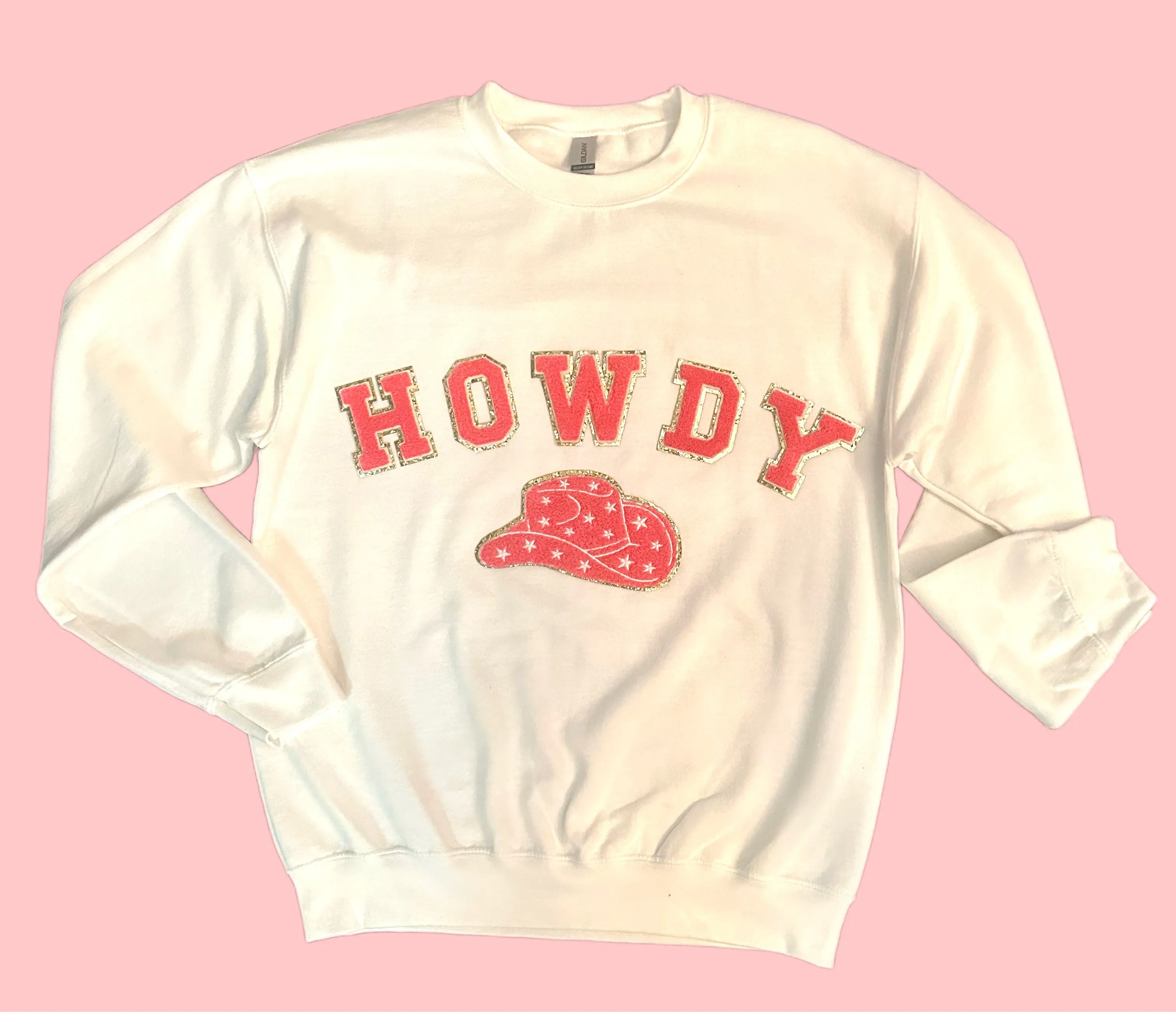 Howdy Sweatshirt (Pink or Black)