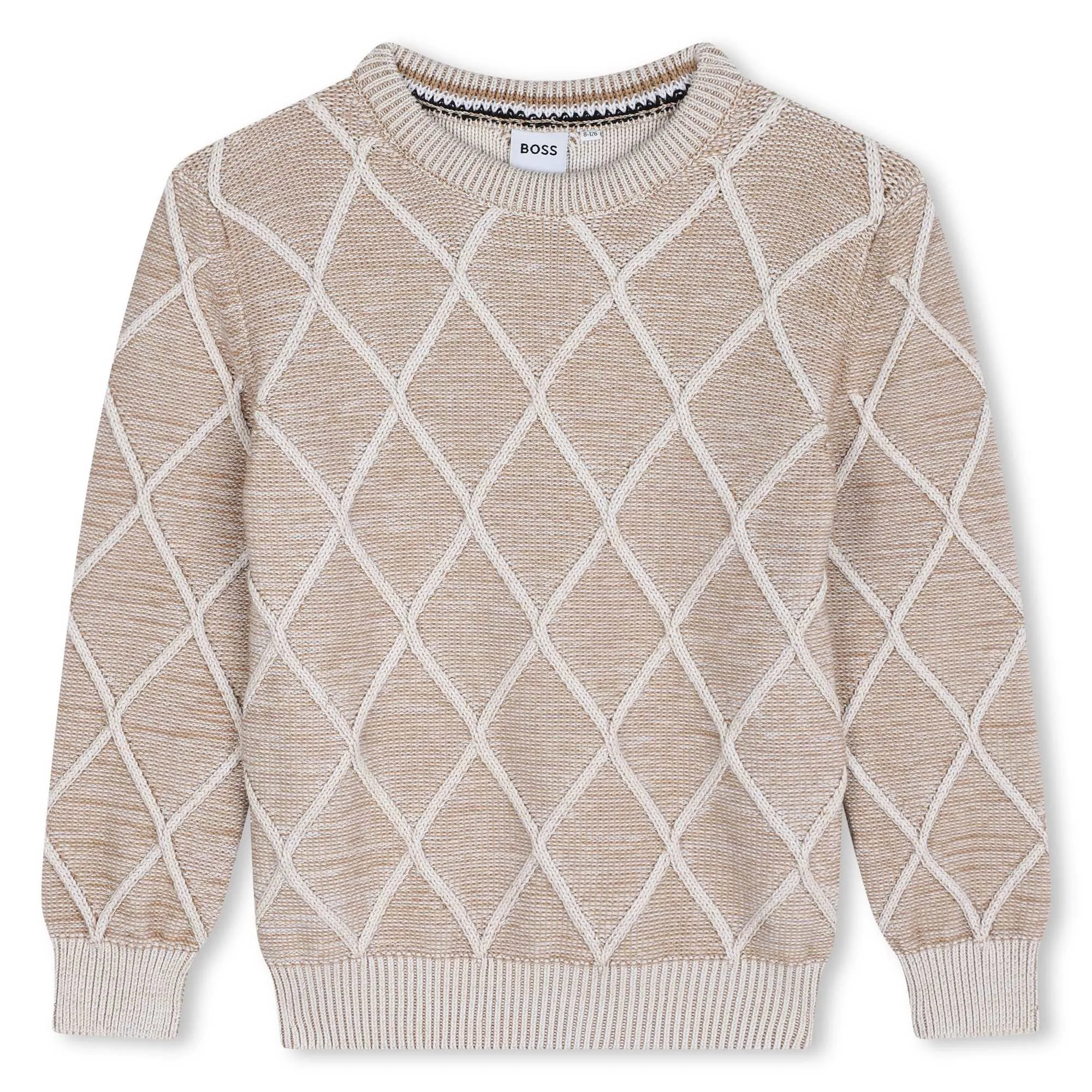 Hugo Boss Beige Diamond Sweater